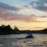 Paris Sunset on the Seine