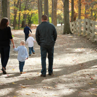 Endicott Park Autumn Family Portrait