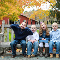 Endicott Park Autumn Family Portrait